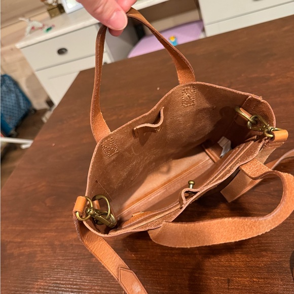 Madewell Cognac Leather Tote - Picture 3 of 3